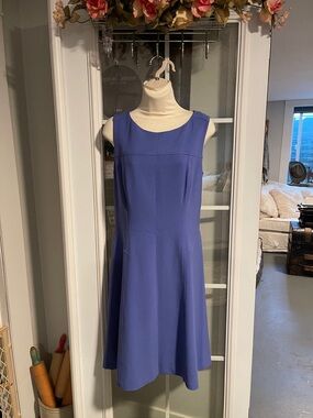 White House Black Market Sleeveless Periwinkle Midi Dress